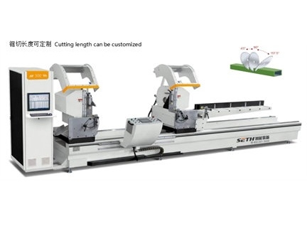 鋁型材任意角數控雙頭精密切割鋸